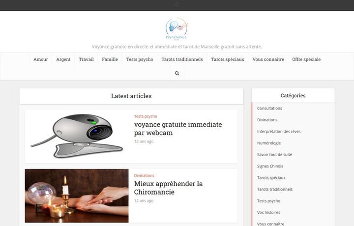 Page d'accueil de psy-voyance.com