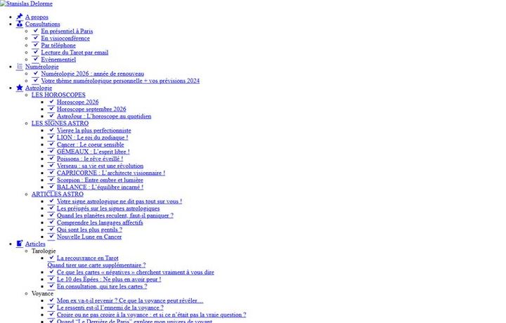 Page d'accueil de stanislasdelorme.com
