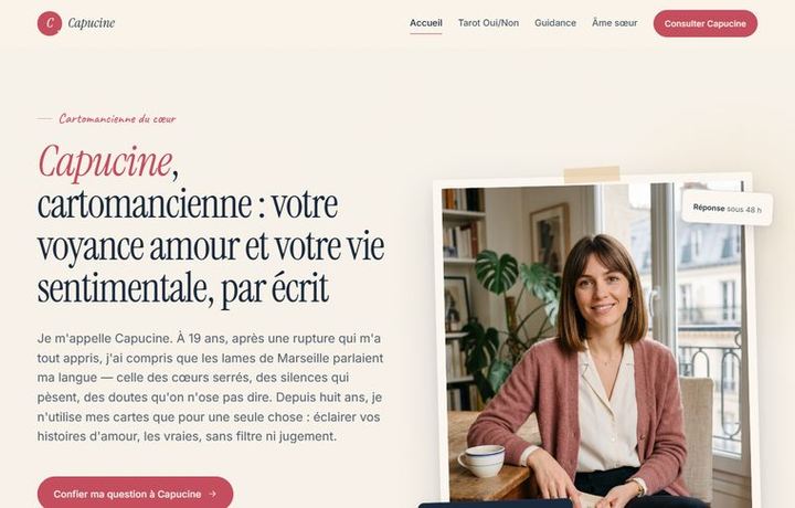Page d'accueil de voyance-de-l-amour.fr